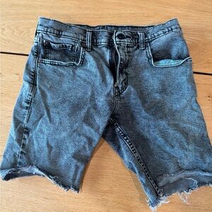 Levi's Men's Dark Gray Jean Shorts